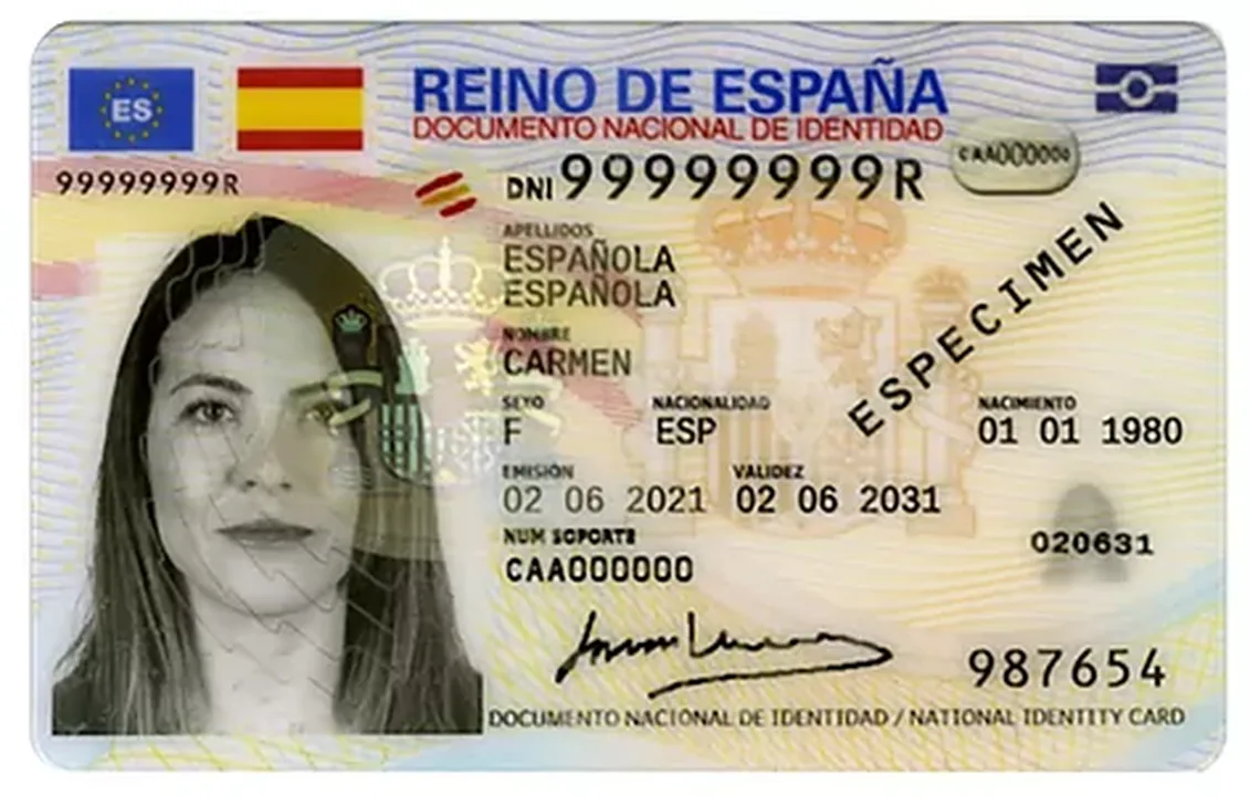 Foto de DNI de España