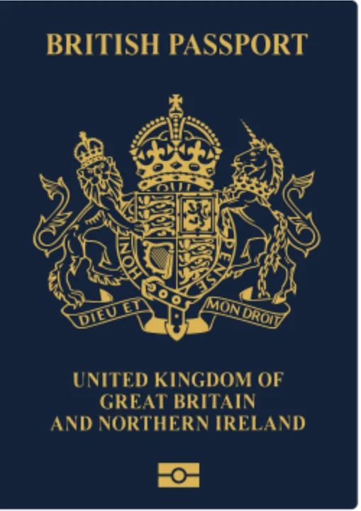 Foto de pasaporte de Reino Unido